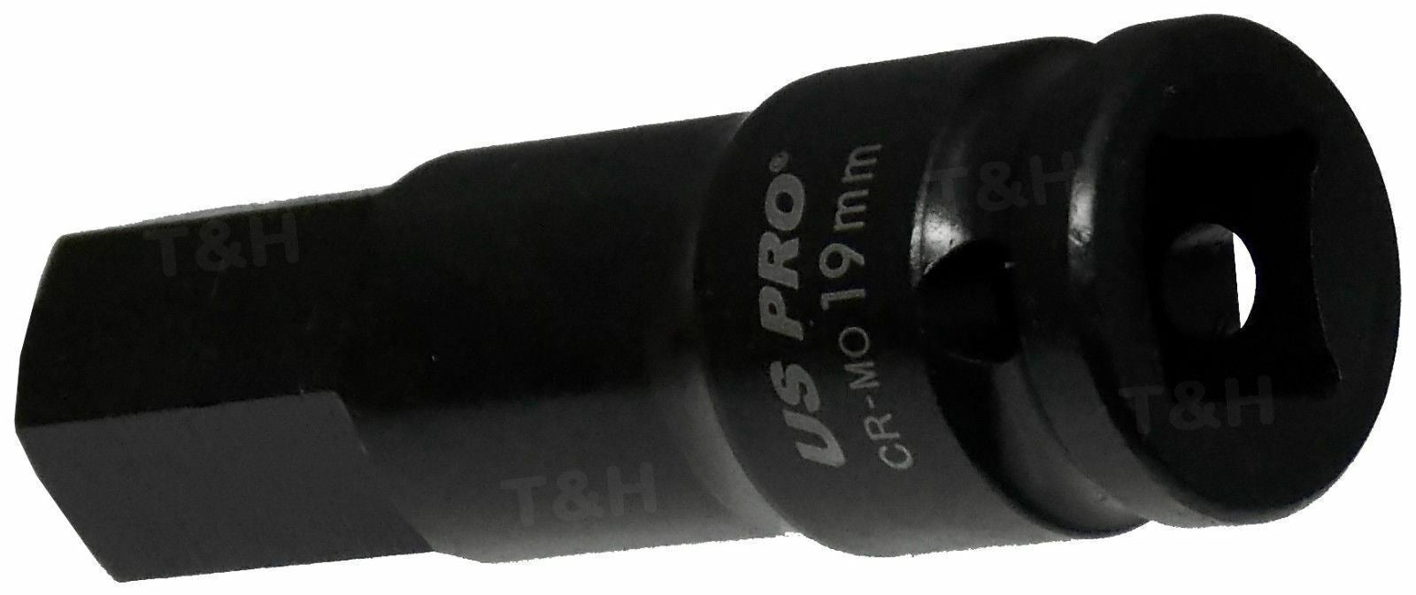 US PRO 8PCS 1/2" DRIVE IMPACT HEX BIT SOCKET SET H5 - H19