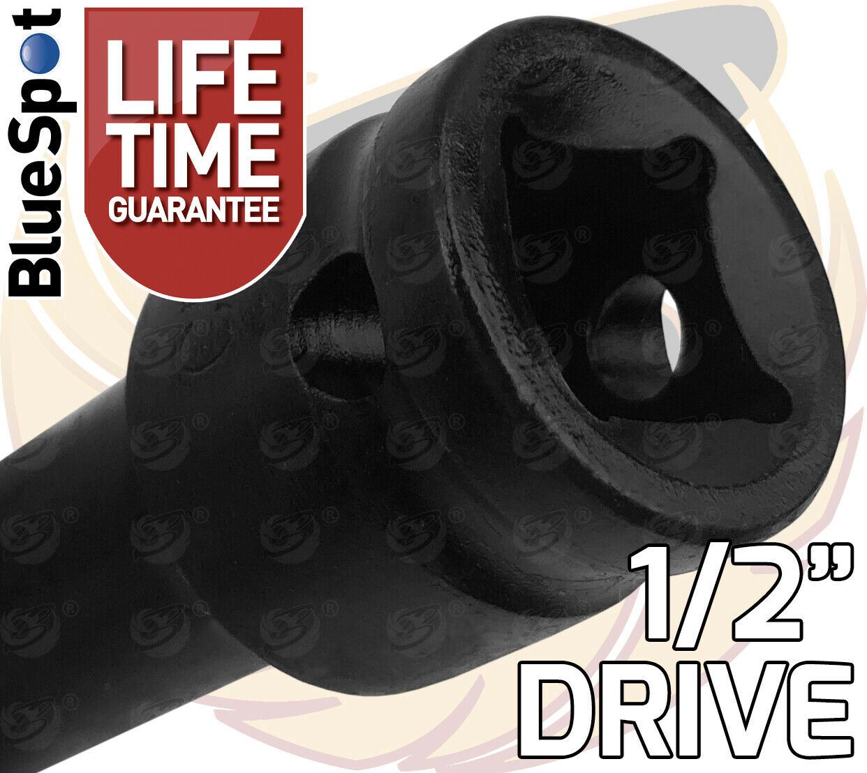 BLUESPOT 6PCS 1/2" DRIVE IMPACT SPLINE BIT SOCKETS M14 - M18