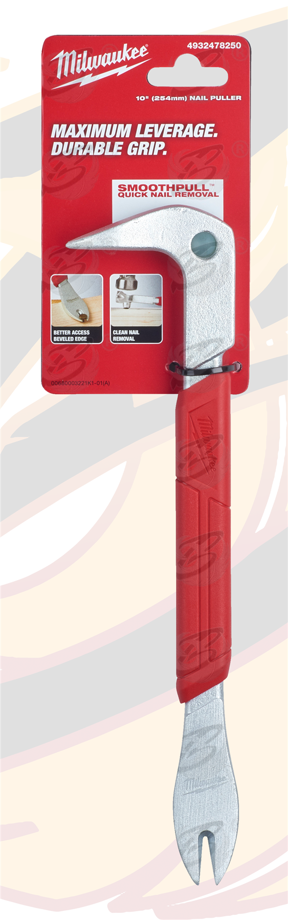 Milwaukee 10" Nail Puller ( Pry Bar ) ( 4932478250 )