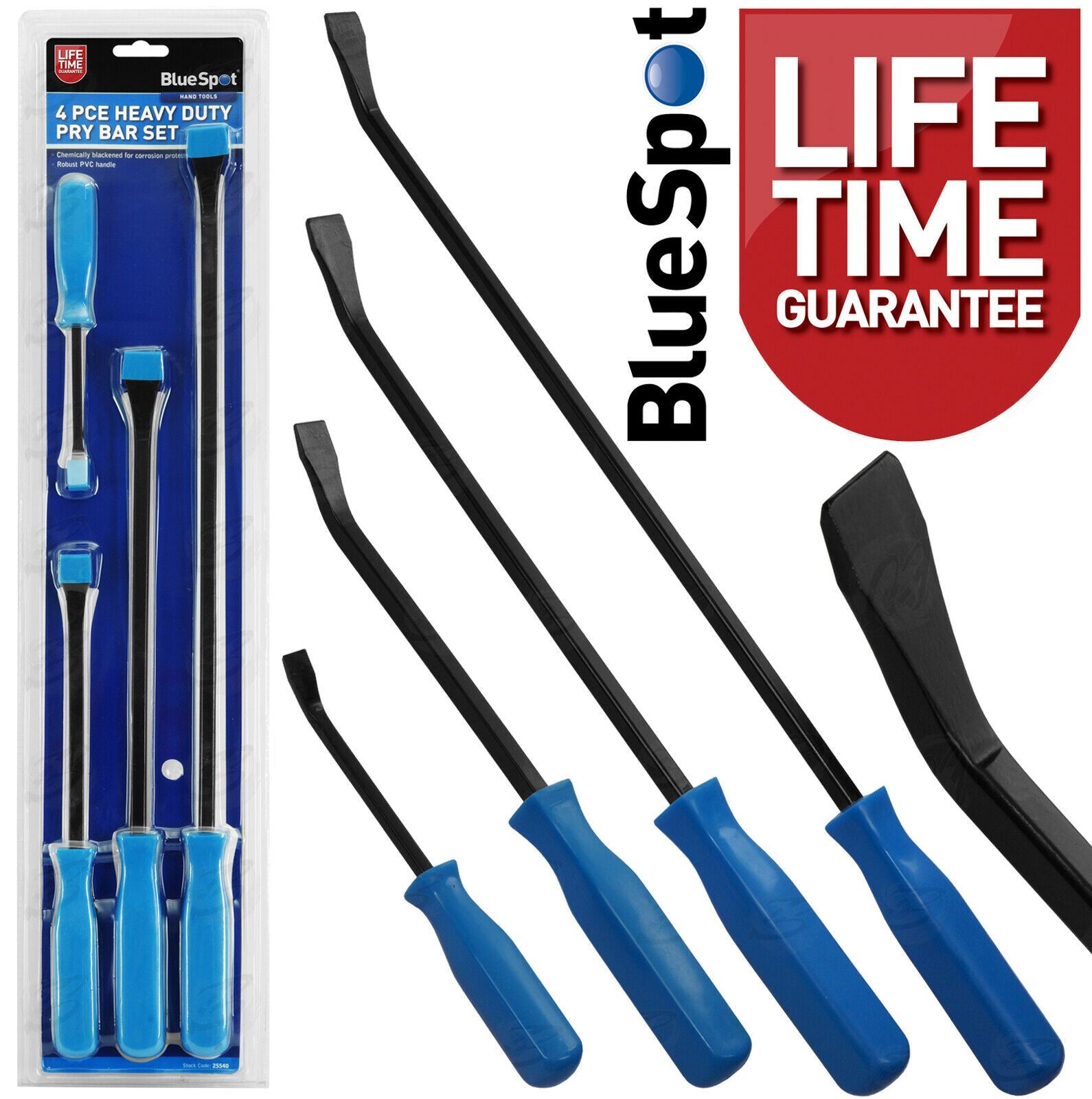 BLUESPOT 4PCS PRY BAR SET