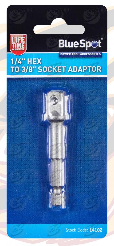 BLUESPOT 3/8" DRIVE DRILL SOCKET ADAPTER