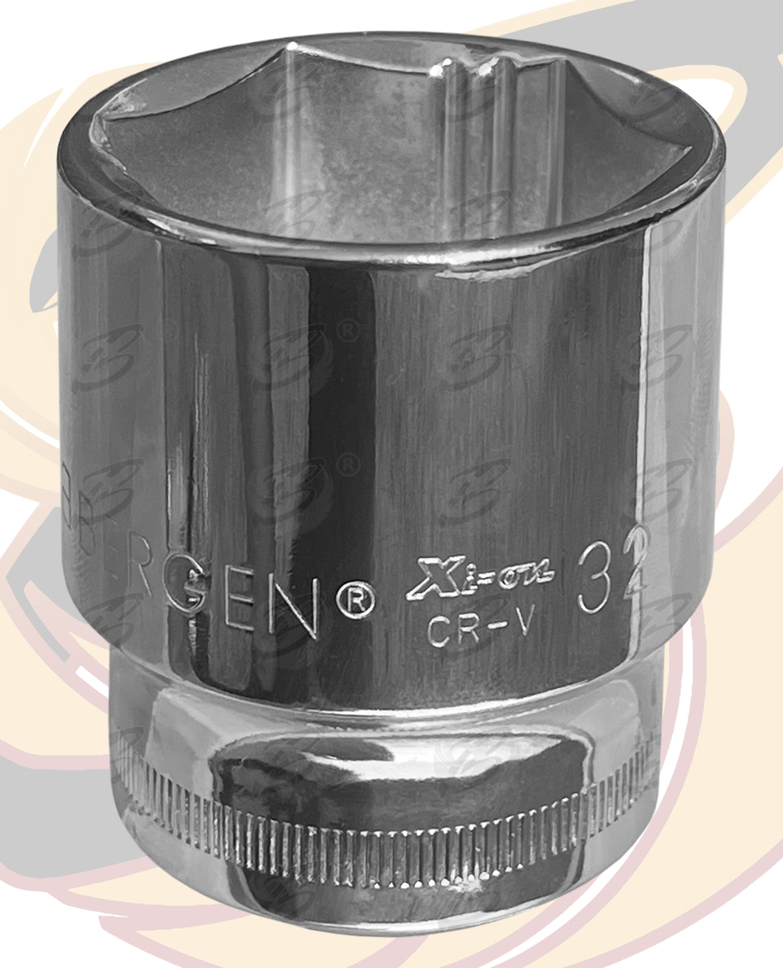 BERGEN 20PCS 1/2" DRIVE 6 POINT SHALLOW Xi - ION SOCKETS 8MM - 32MM