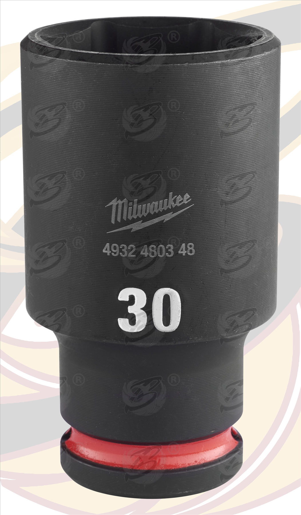 MILWAUKEE 30MM 1/2" DRIVE 6 POINT DEEP IMPACT SOCKET ( SINGLE )