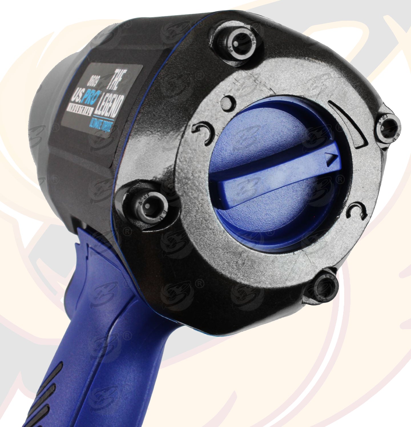 US PRO 3/4" DRIVE AIR IMPACT WRENCH 2500Nm NBT ( THE LEGEND ) & 15PCS DEEP IMPACT SOCKETS & EXTENSION BAR SETS 24MM - 41MM