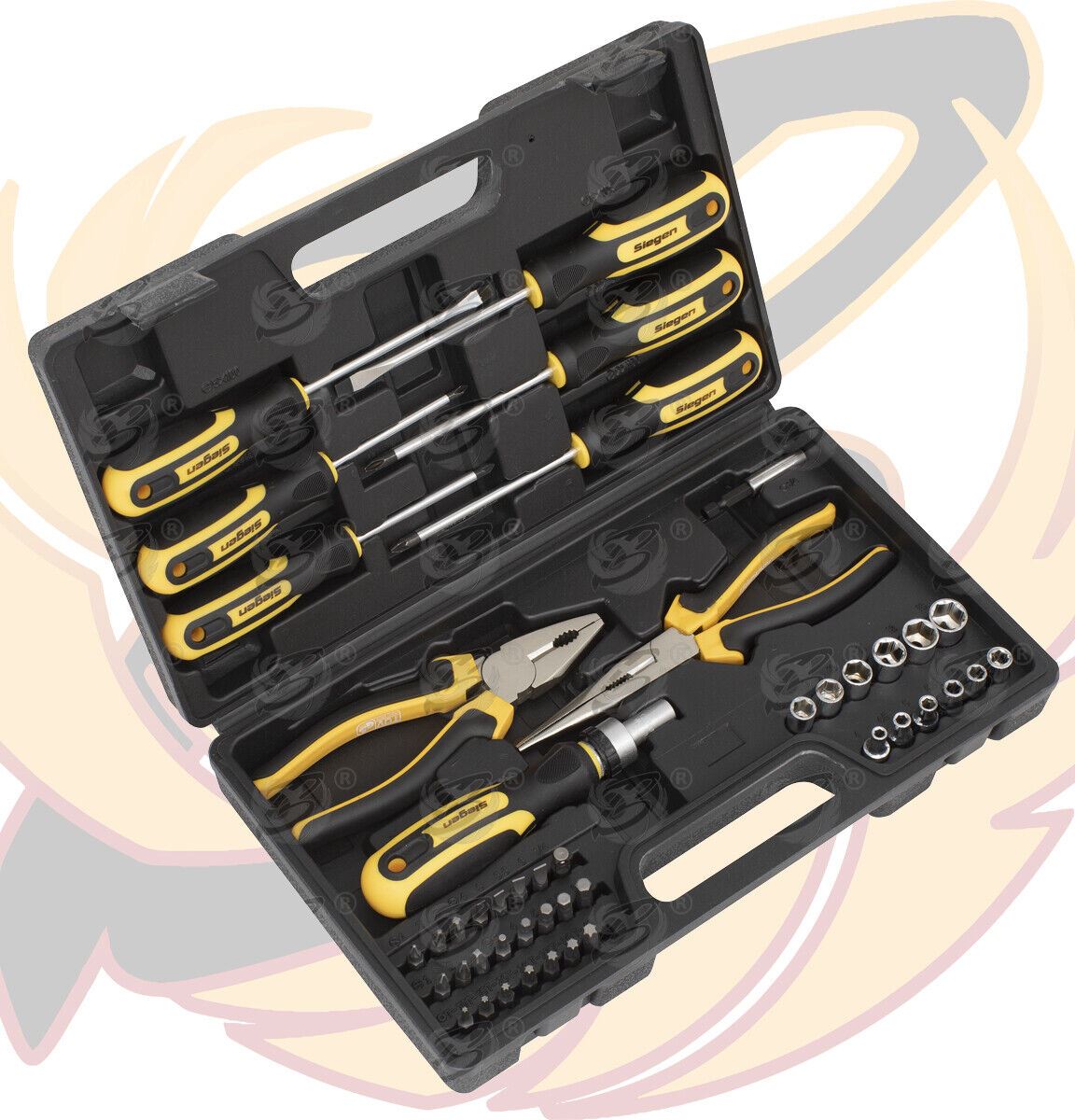 Siegen 45 Piece 1/4" Drive Tool Kit S0612