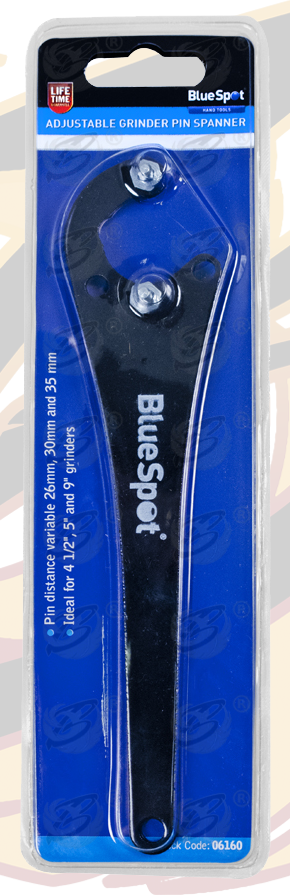 BlueSpot Adjustable Angle Grinder Key ( For 4.5" & 5" & 9" Angle Grinders ) ( 06160 )