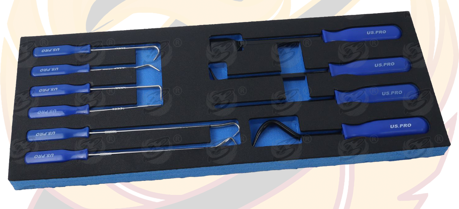 US Pro 10 Piece Pick, Hook & Scraper Set ( 5058 )