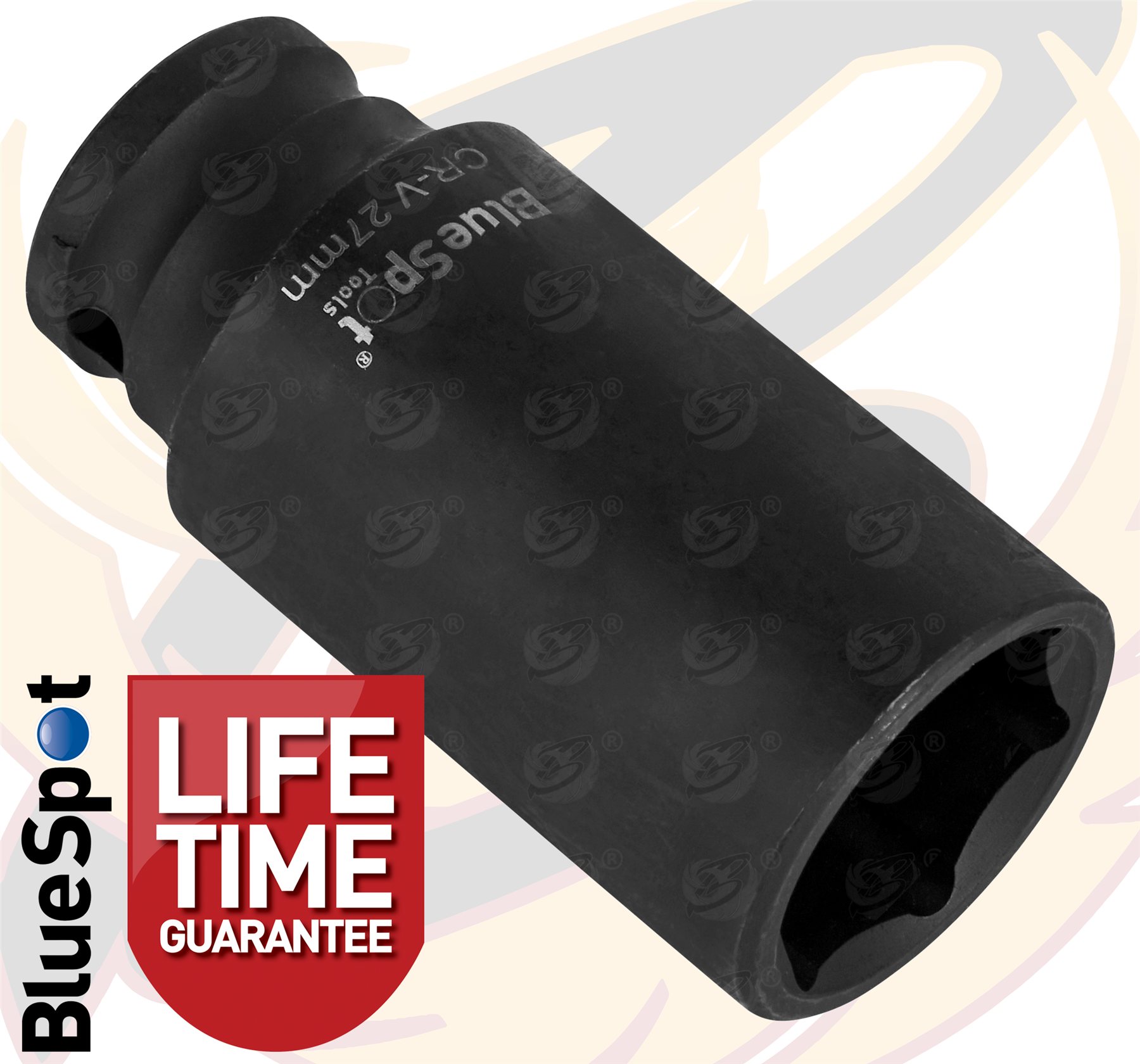 BlueSpot 27mm 1/2" Drive 6 Point Deep Impact Socket ( Single ) ( 01668 )