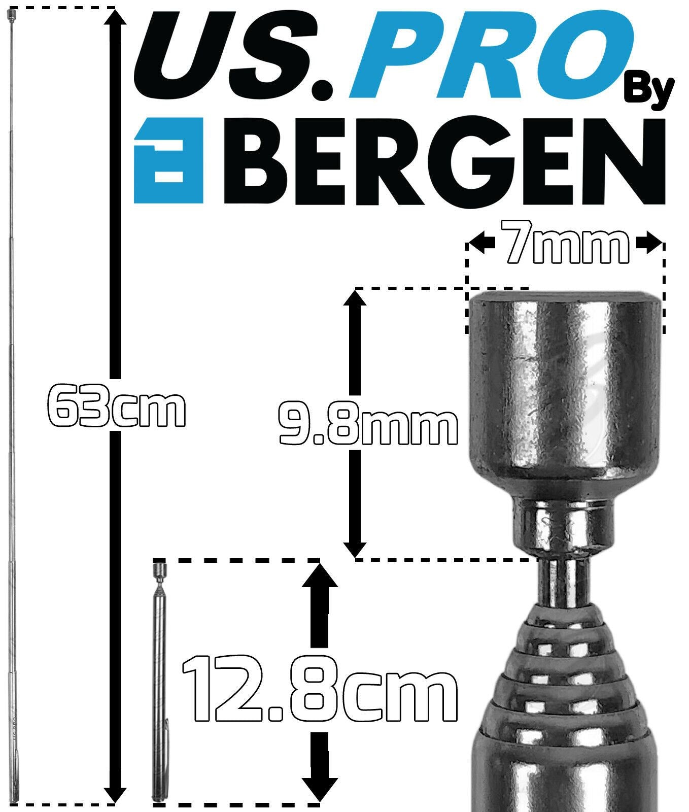 US PRO 2LBS MAGNETIC PICK UP