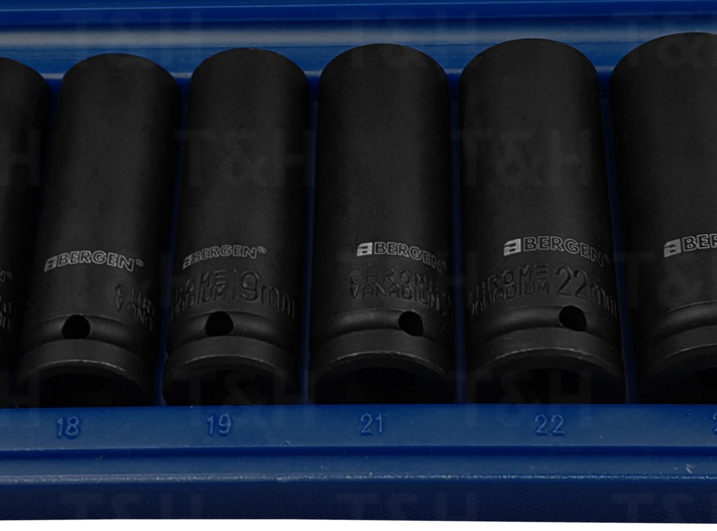 US PRO 13PCS 1/2" DRIVE 12 POINT DEEP IMPACT SOCKETS 13MM - 32MM