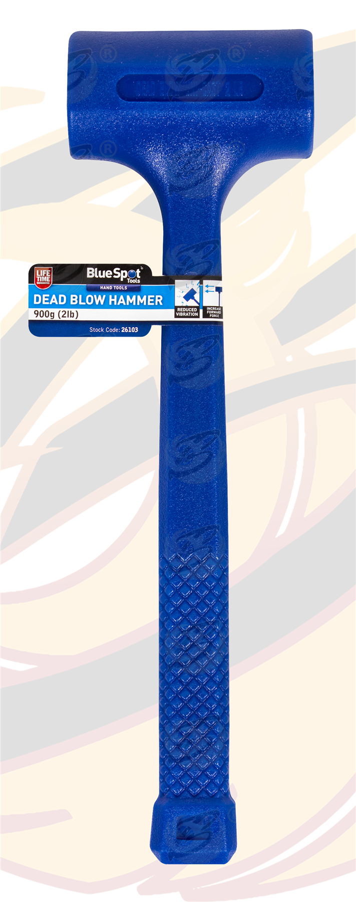 BLUESPOT 720G (1.58LB) & 900G (2LB) DEAD BLOW HAMMERS