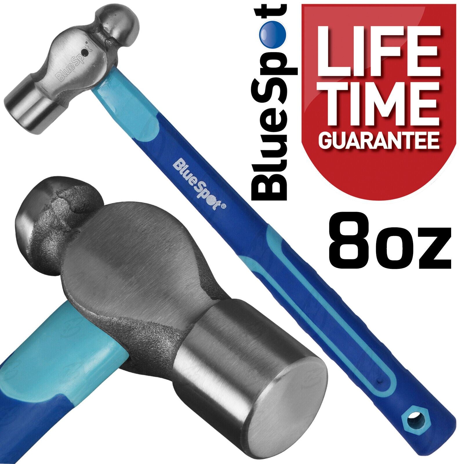 BlueSpot 3 Piece Ball Pein Hammer Set 8Oz - 16Oz - 32Oz 26100