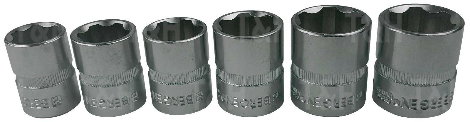 US PRO 22PCS 1/4" & 3/8" DRIVE SUPER LOCK SOCKETS 6MM - 19MM