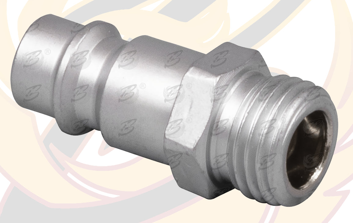 SEALEY HIGH FLOW SCREWED ADAPTOR MALE 1/4"BSPT - PACK OF 5