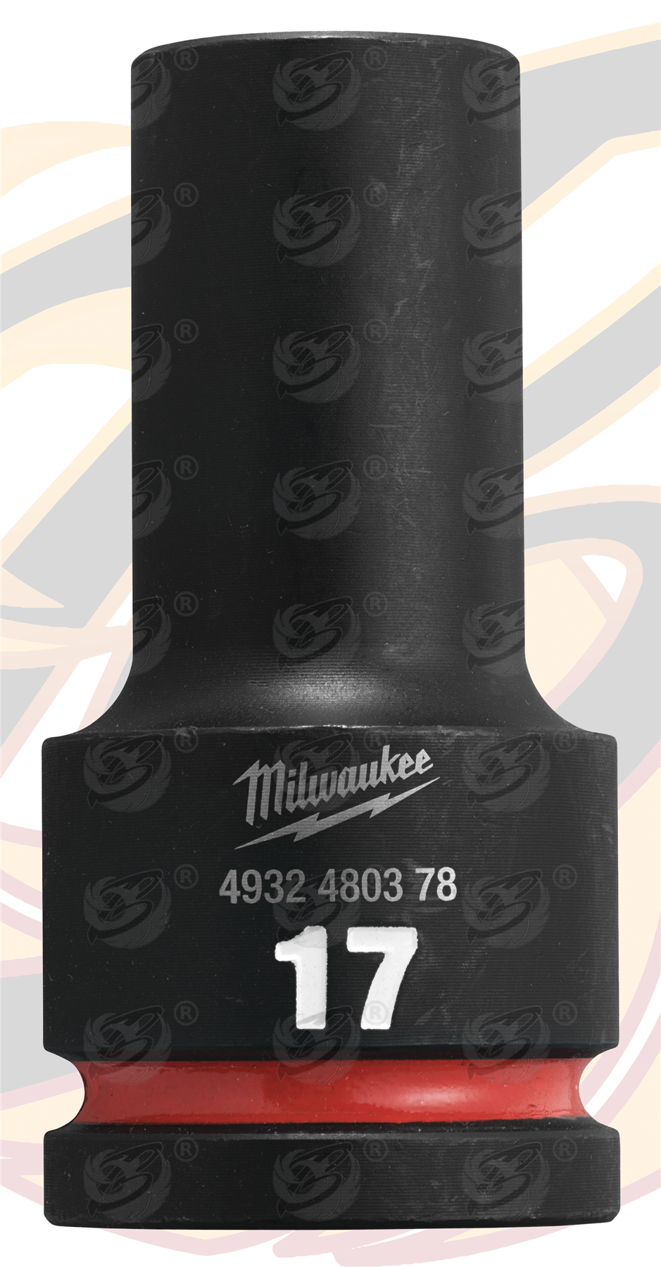 Milwaukee 17mm 3/4" Drive 6 Point Deep Impact Socket ( Single ) ( 4932480378 )