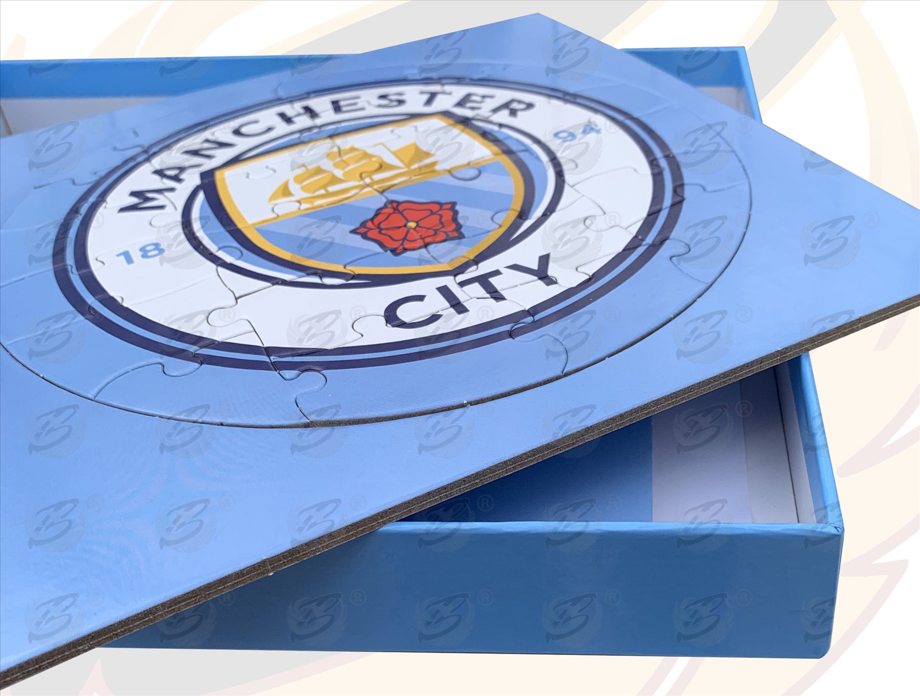 MANCHESTER CITY 4PCS COLOUR-IN JIGSAW PUZZLE