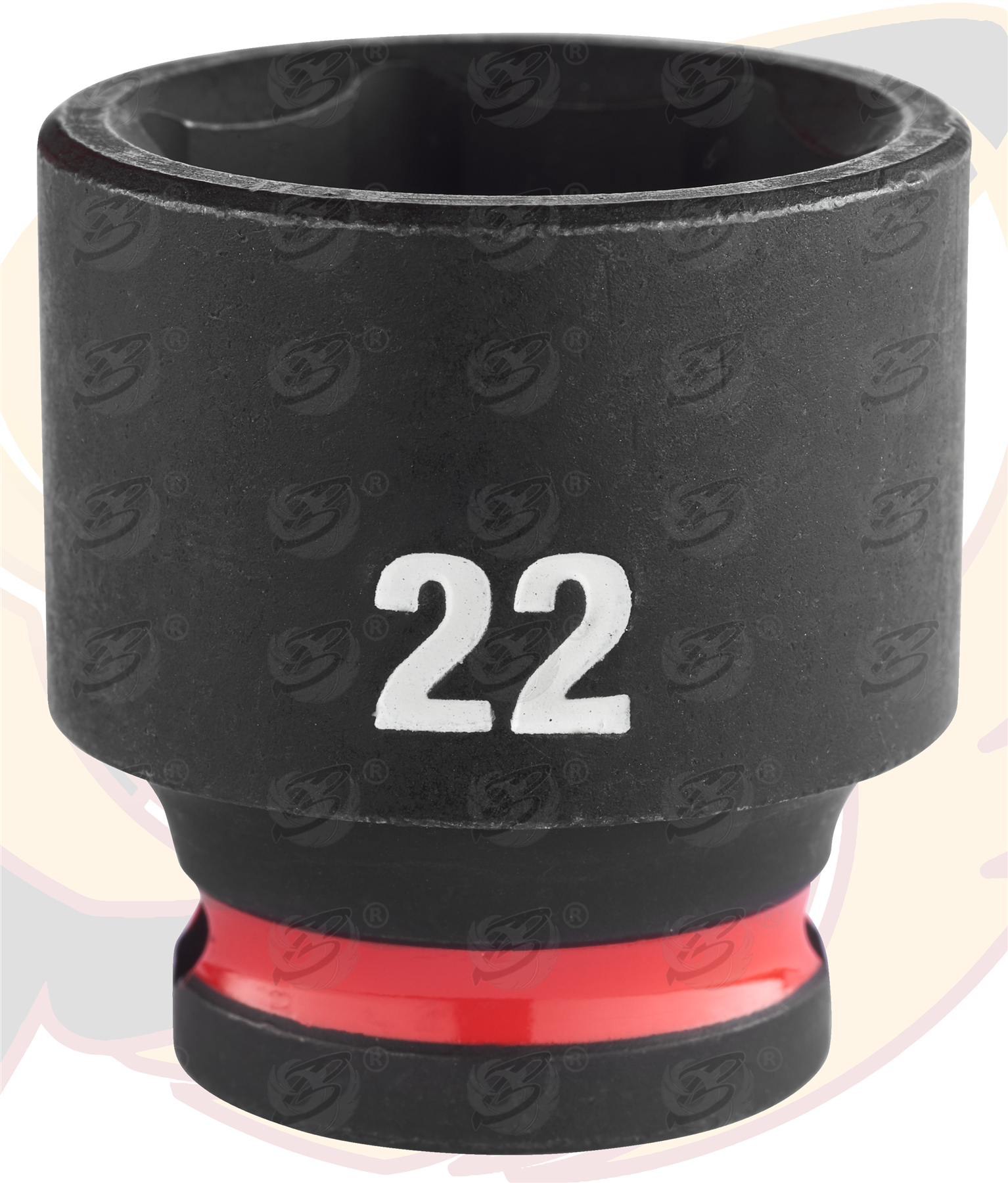 Milwaukee 22mm 3/8" Drive 6 Point Shallow Impact Socket ( Single ) ( 4932480279 )