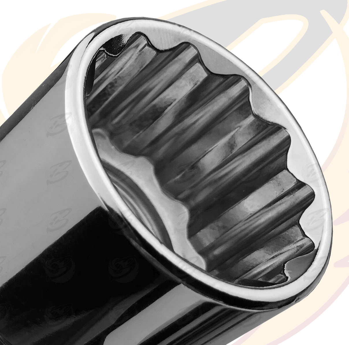 BlueSpot 17 Piece 3/8" Drive 12 Point Deep Sockets 8mm - 24mm ( 01560 )
