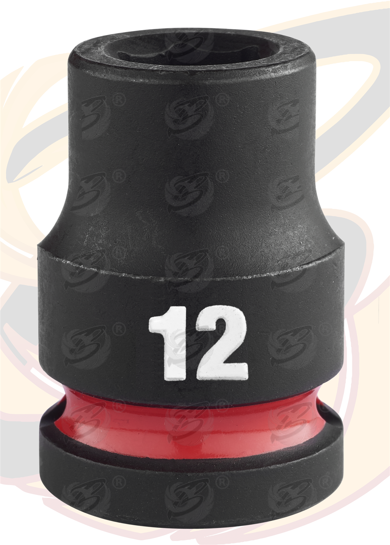 Milwaukee 12mm 1/2" Drive 6 Point Shallow Impact Socket ( Single ) ( 4932480306 )