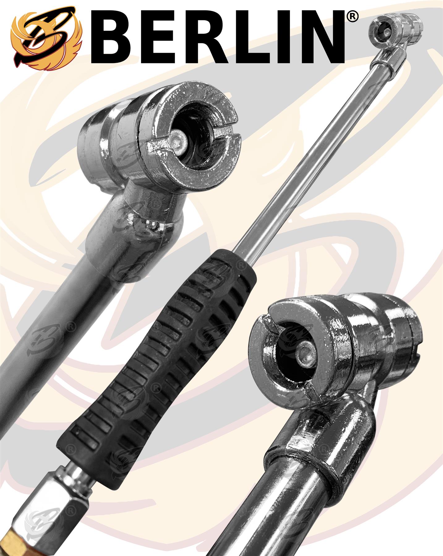 BERLIN PROFESSIONAL TYRE INFLATOR 0 - 160 PSI