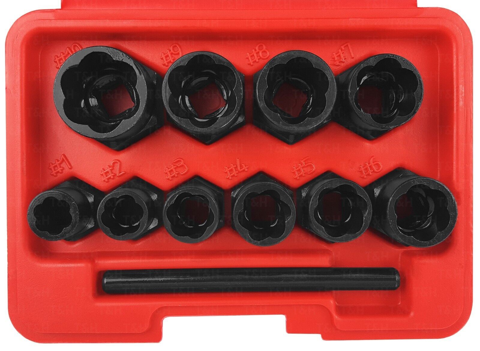 BlueSpot 10 Piece 3/8" Drive Impact Twist Sockets 9mm - 19mm 01539