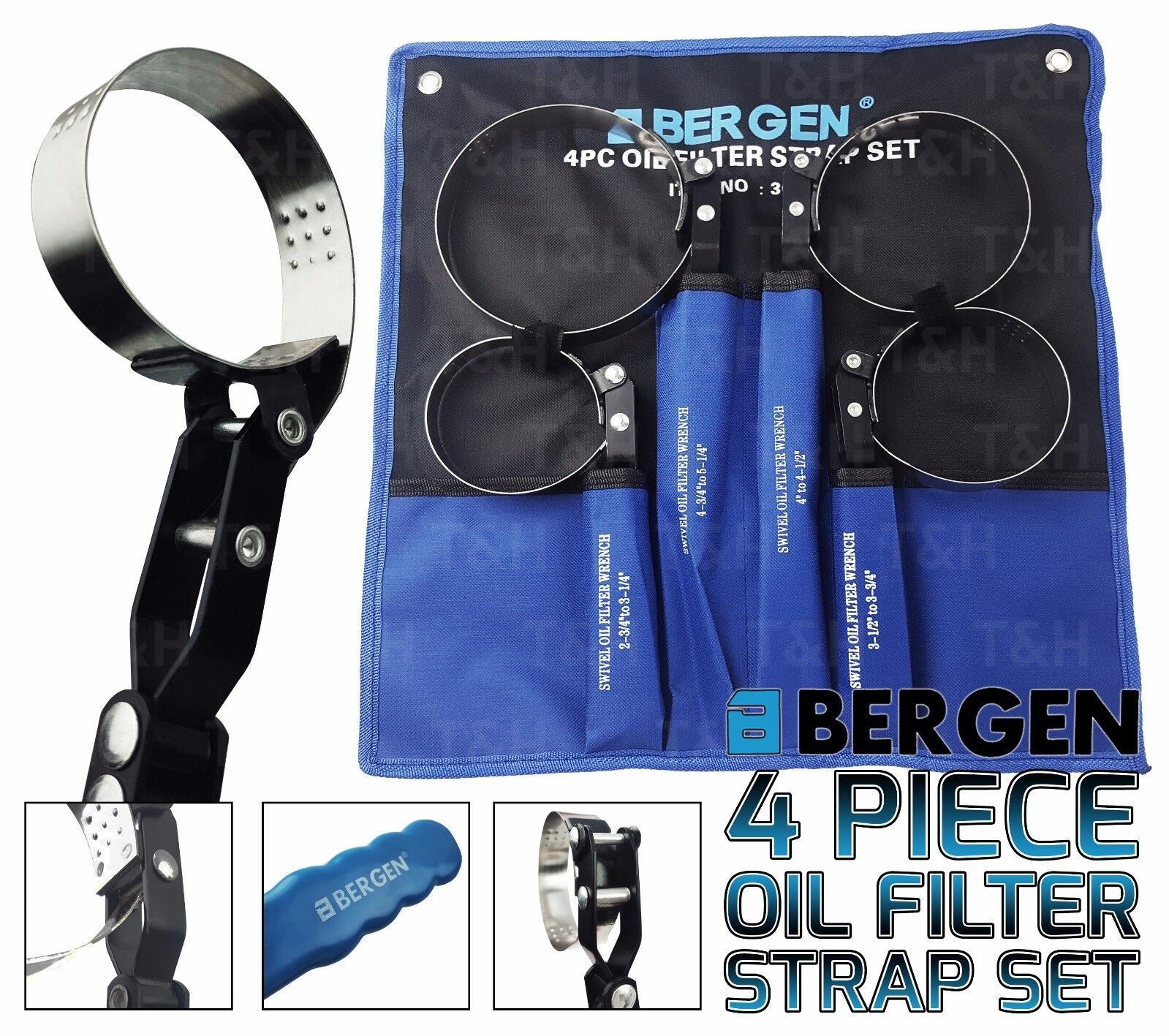 US PRO 4PCS SWIVEL OIL FILTER STRAPS