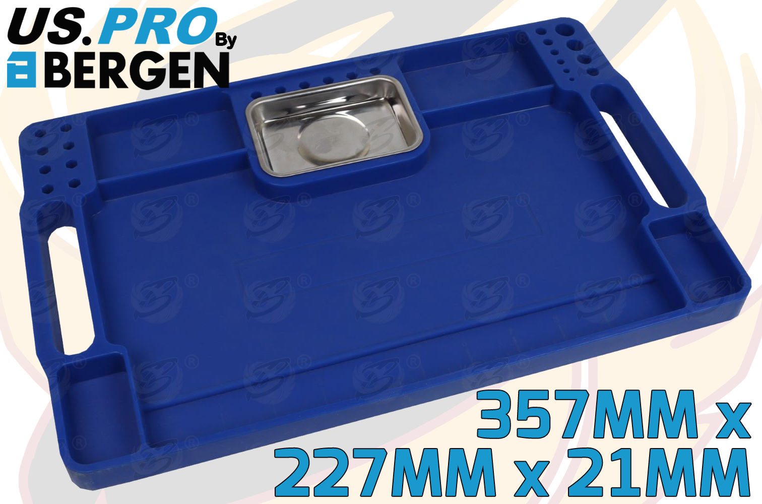 US Pro Non Slip Flexible Tool Tray With Magnetic Parts Tray ( 6891 )