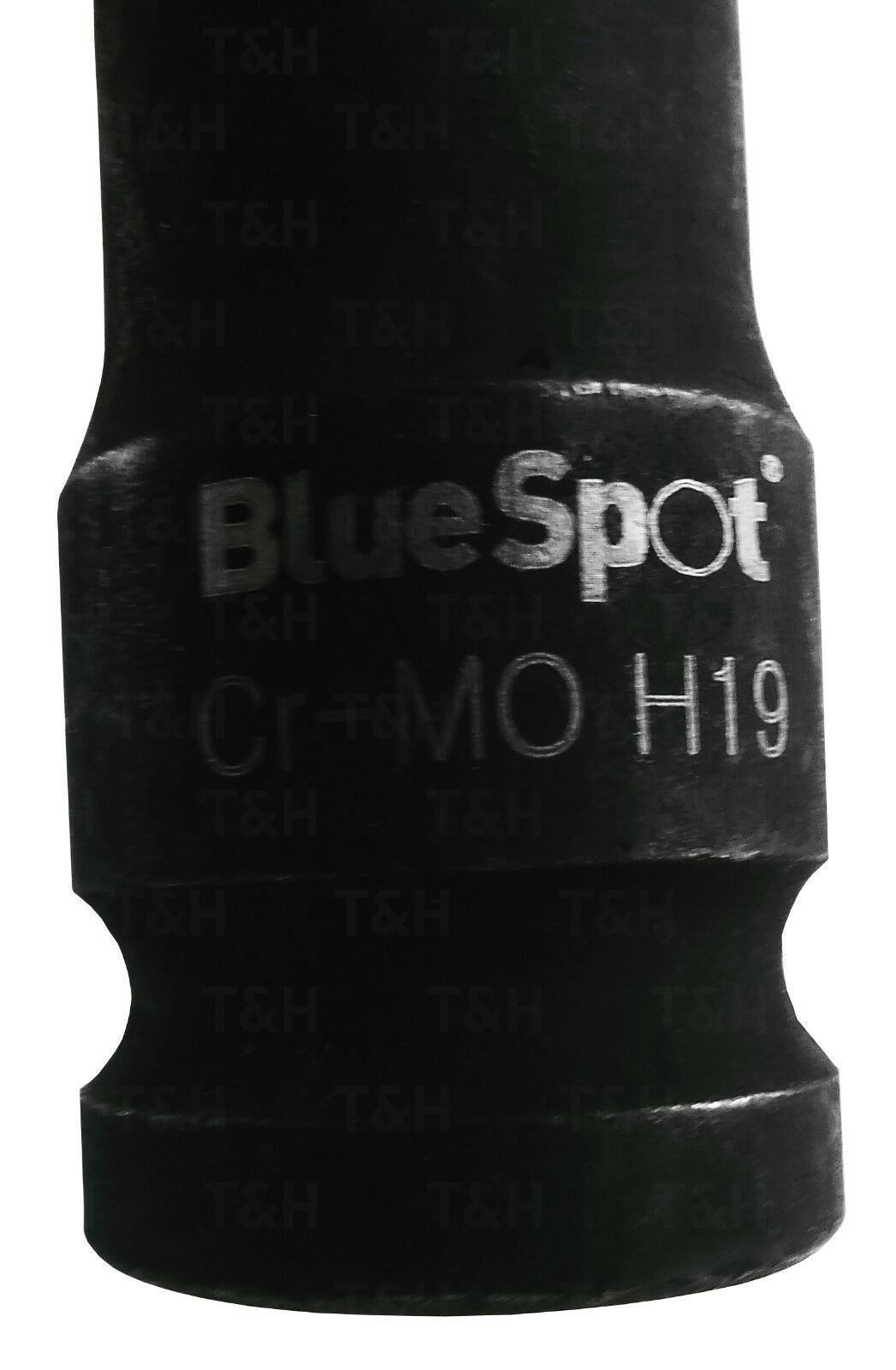 BLUESPOT 8PCS 1/2" DRIVE IMPACT HEX BIT SOCKETS H5 - H19