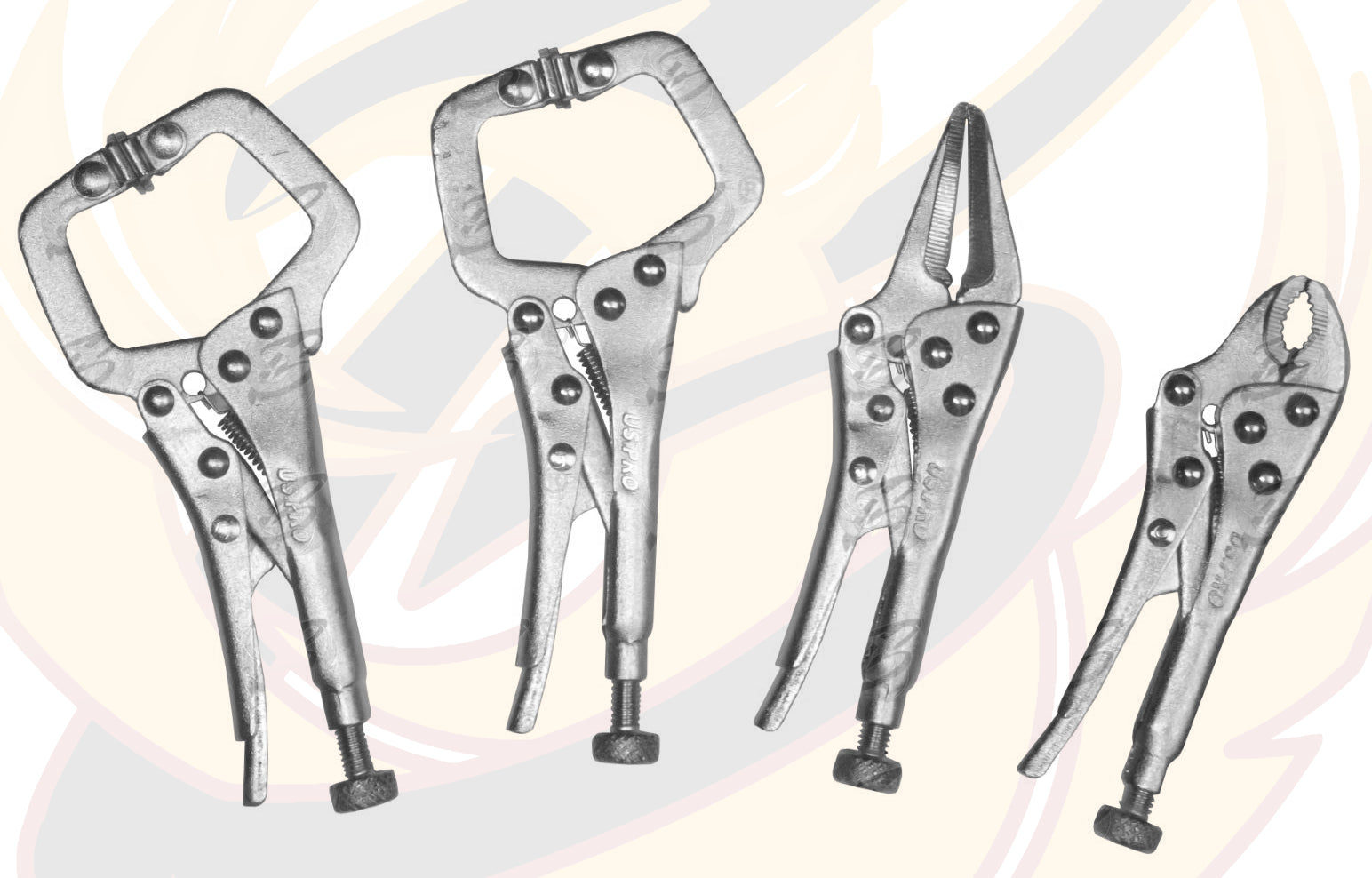 US PRO 4PCS MINI WELDING PLIERS & CLAMPS