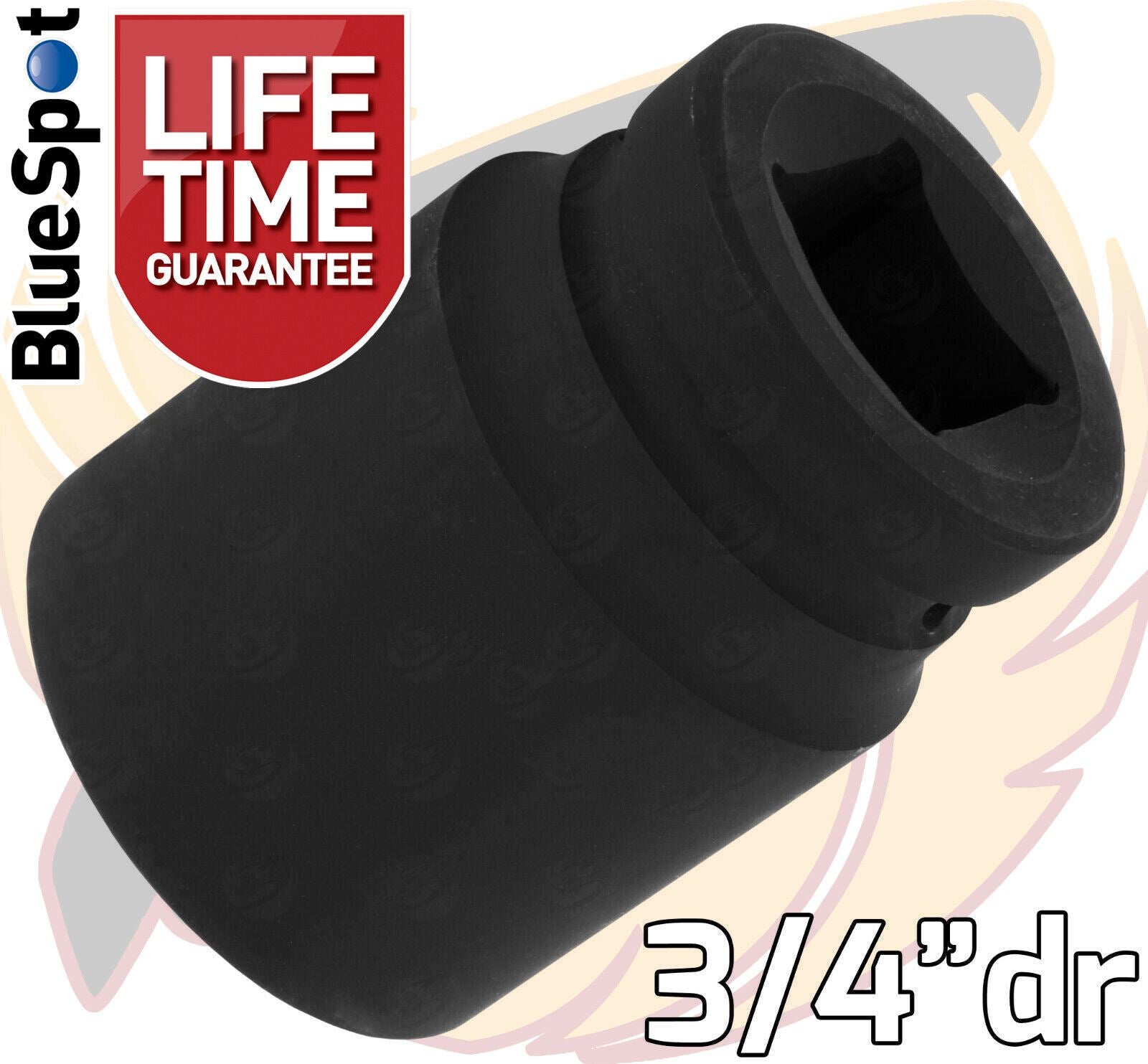 BLUESPOT 12PCS 3/4" DRIVE 6 POINT DEEP IMPACT SOCKETS 24MM - 41MM