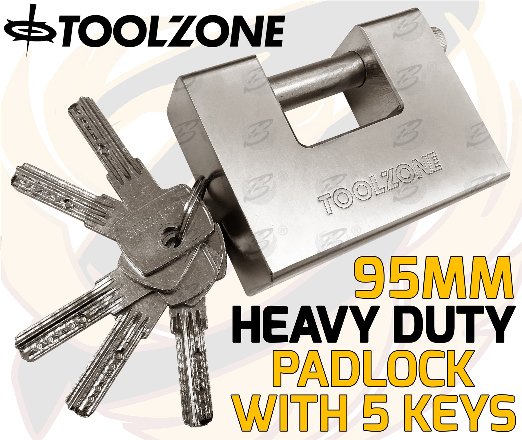 TOOLZONE 95MM SHUTTER "C" TYPE / CONTAINER PADLOCK