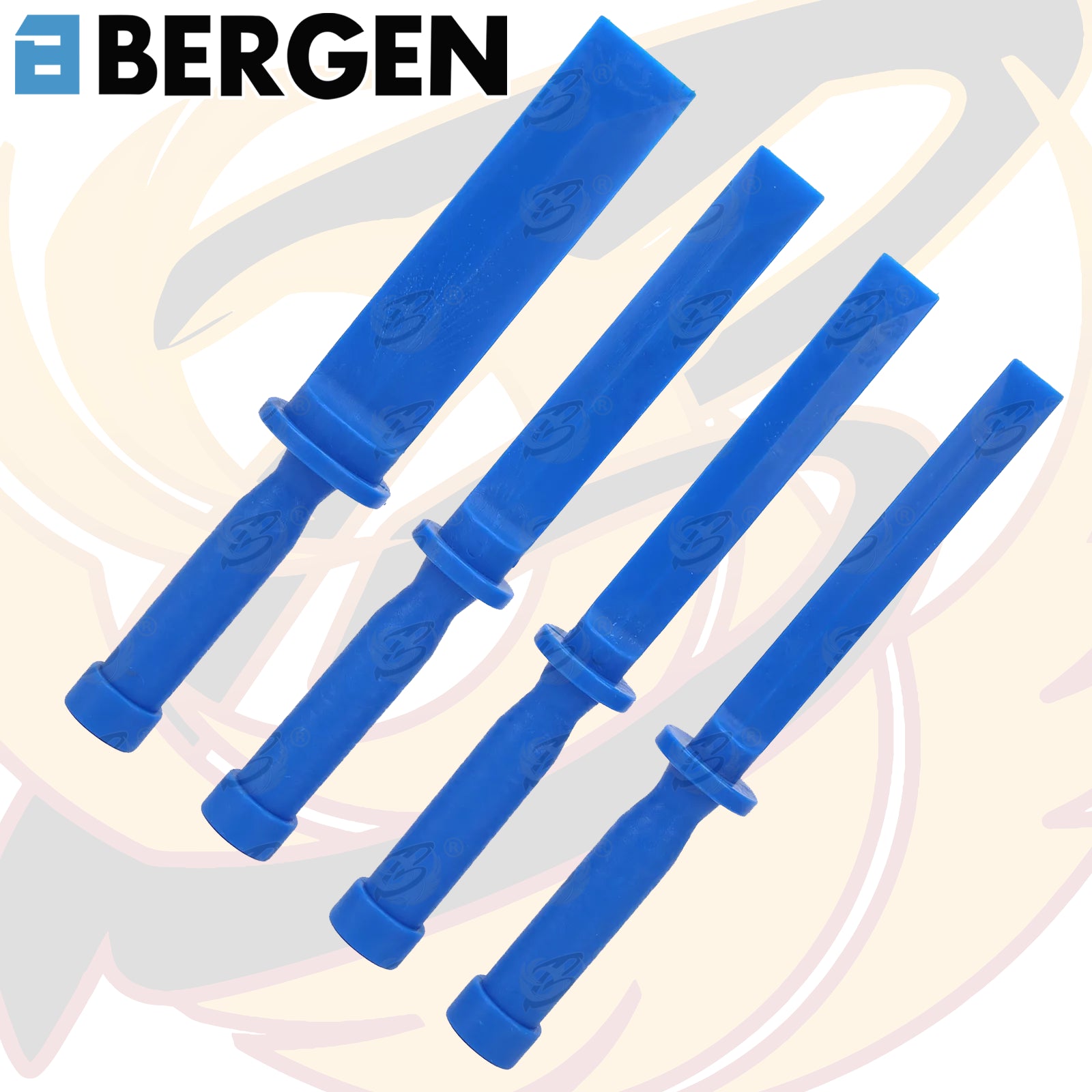 BERGEN 4PCS PLASTIC SCRAPER SET