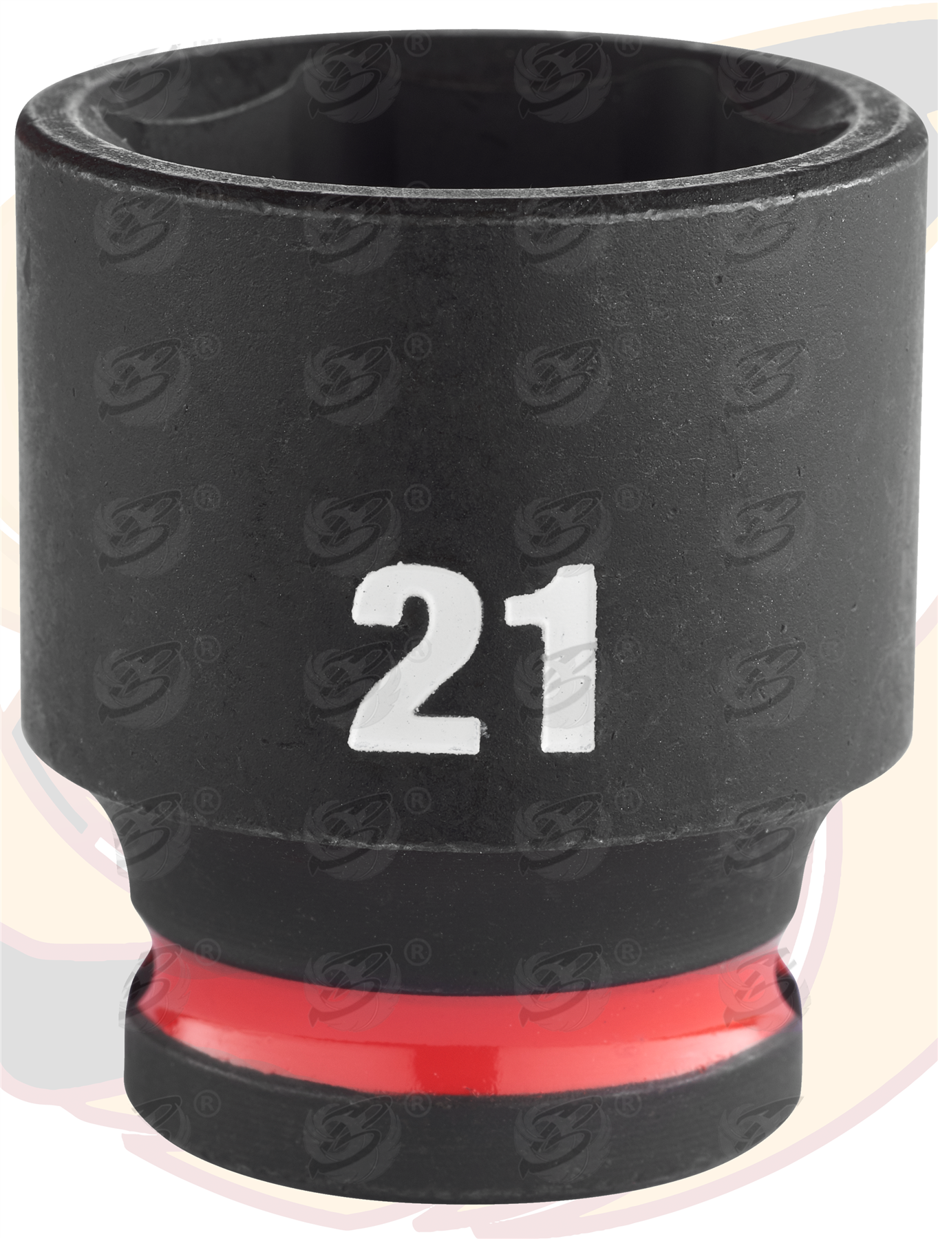 Milwaukee 21mm 3/8" Drive 6 Point Shallow Impact Socket ( Single ) ( 4932480278 )