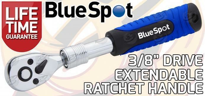 BLUESPOT 3/8" DRIVE 72 TOOTH EXTENDABLE RATCHET