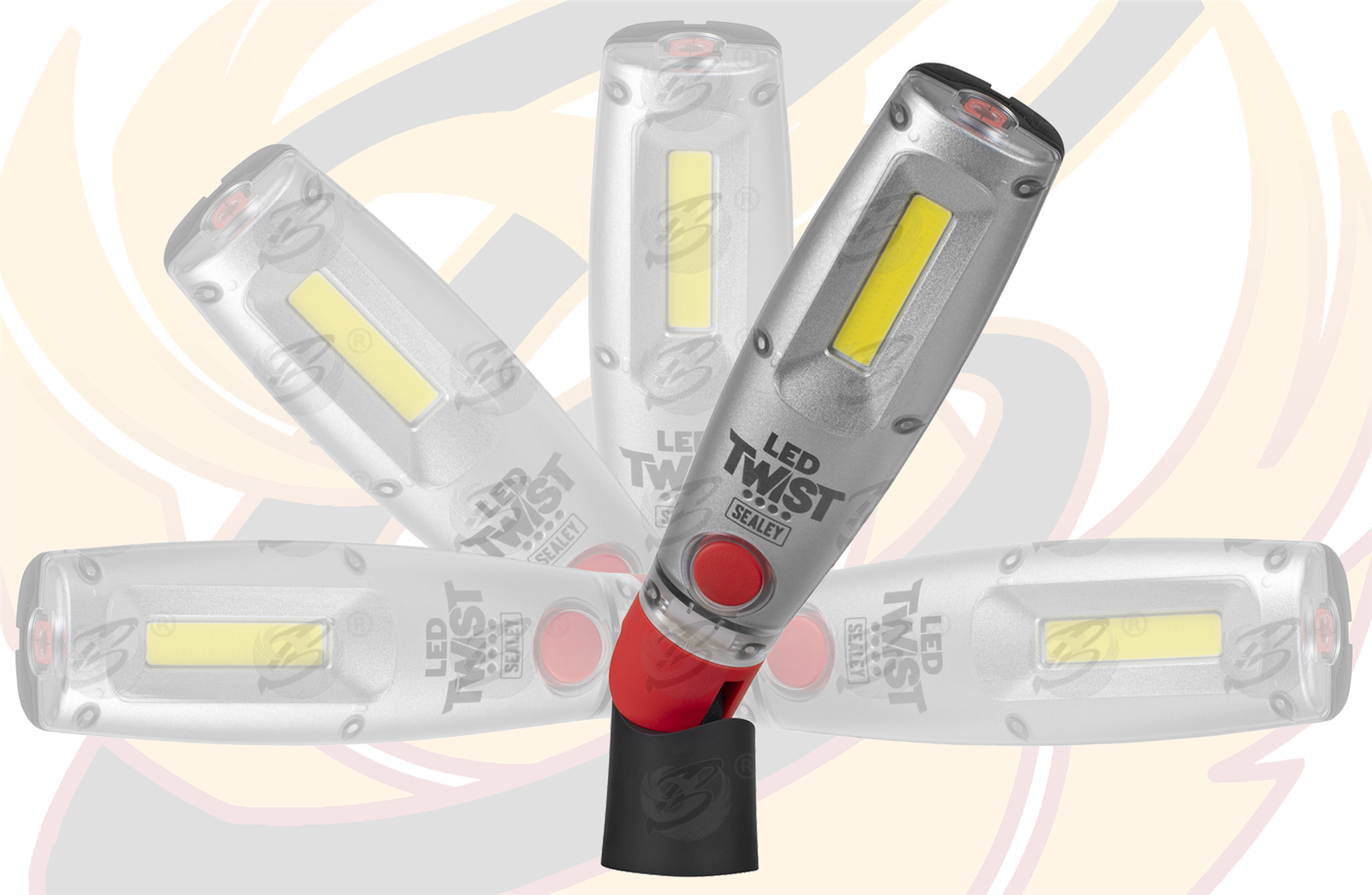 Sealey Rechargeable Cob Led Li - Ion Work Light ( 2000Lm ) ( LED2001 )