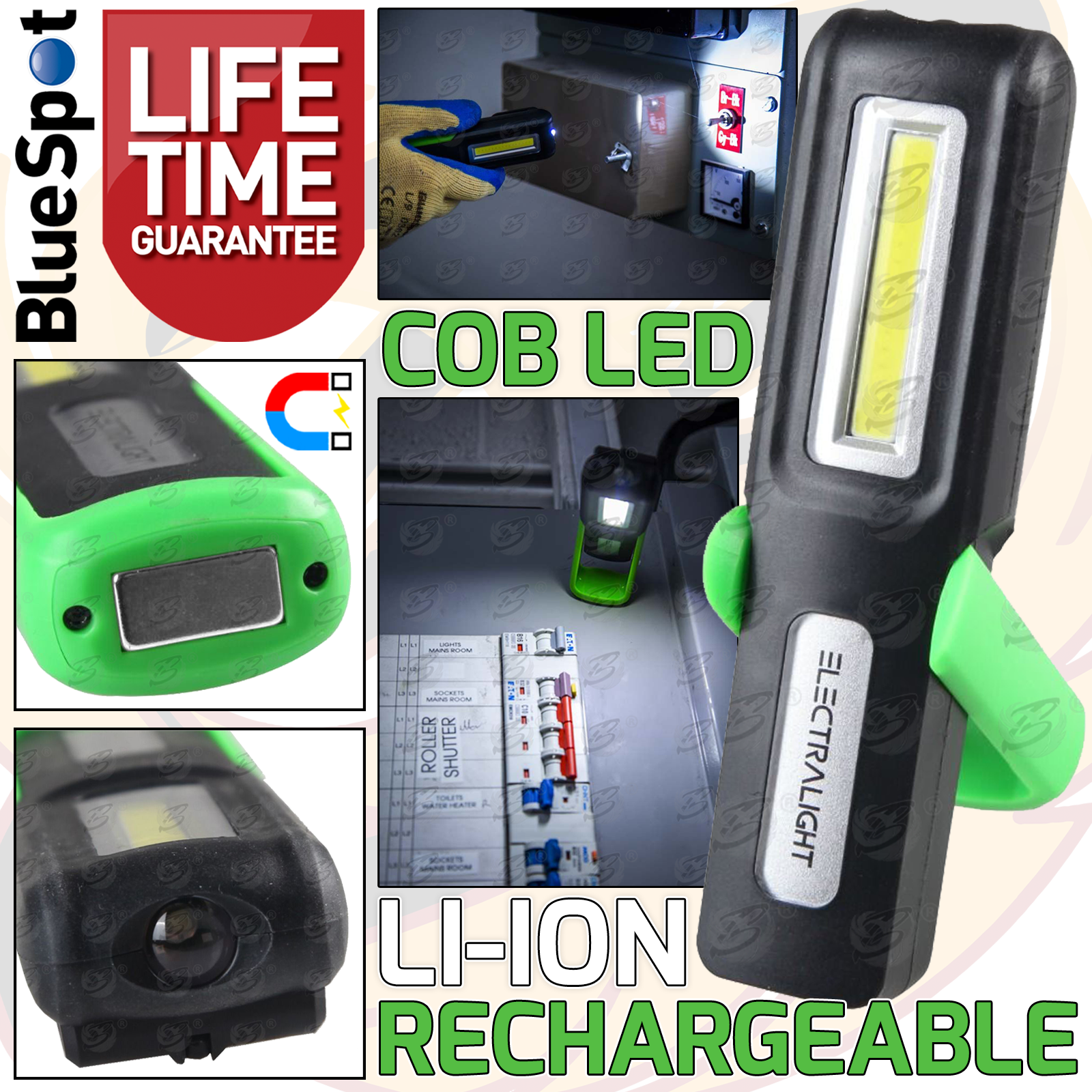 Electralight Rechargeable Cob Led Worklight ( 65318 )