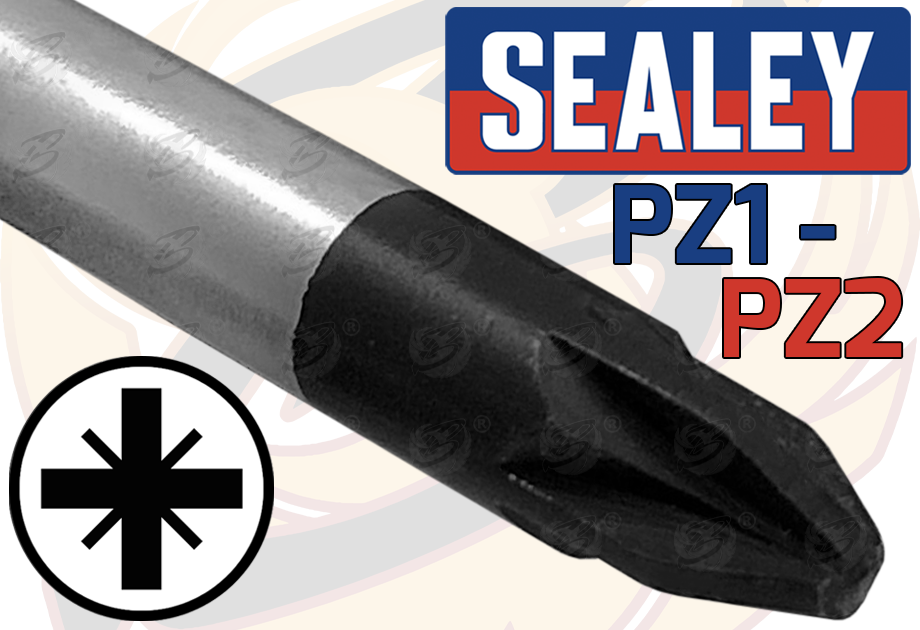 Sealey 8 Piece Magnetic Screwdrivers ( Slotted - PHillips - Pozidrive ) ( AK4331 )