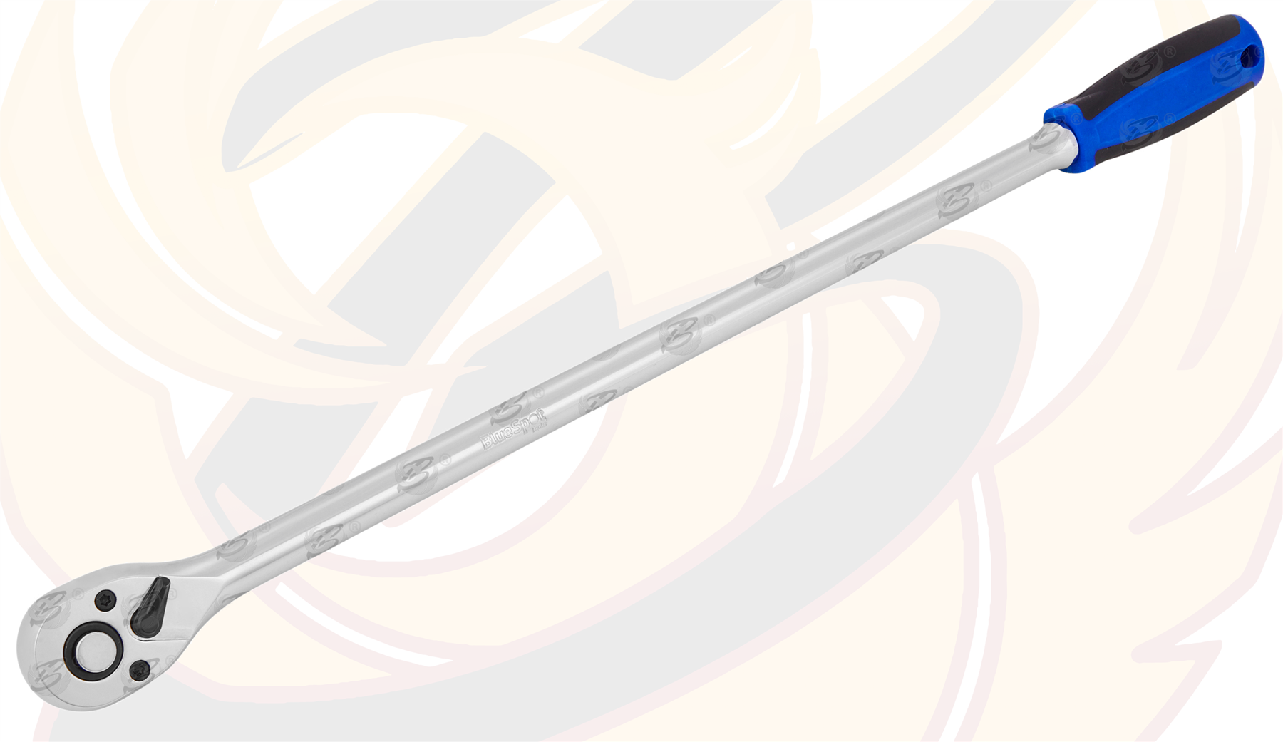 BlueSpot 3/8" Drive 18" Long 72 Tooth Extra Long Ratchet Handle ( 02035 )