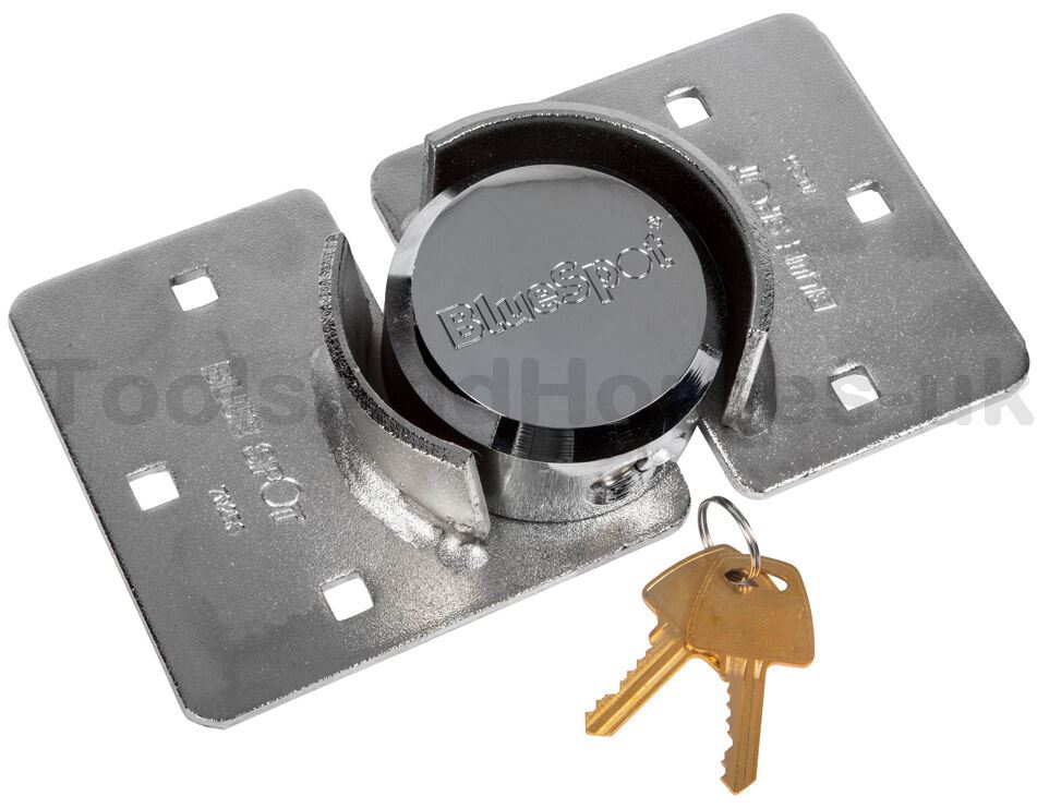 BLUESPOT VAN HASP & LOCK SET 73MM SHACKLESS PADLOCK