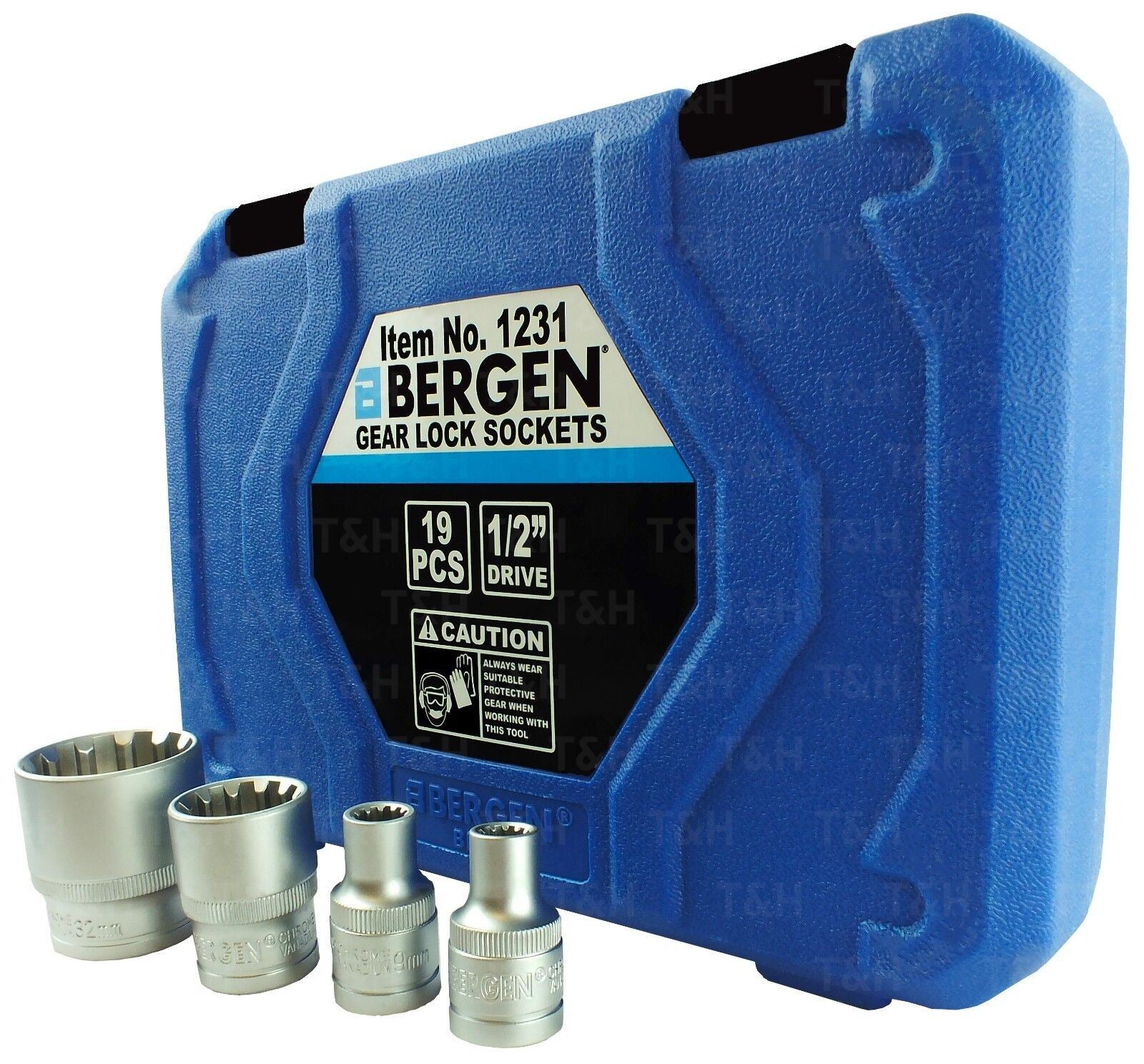 US Pro 19 Piece 1/2" Drive Gear Lock Sockets 8mm - 32mm 3221