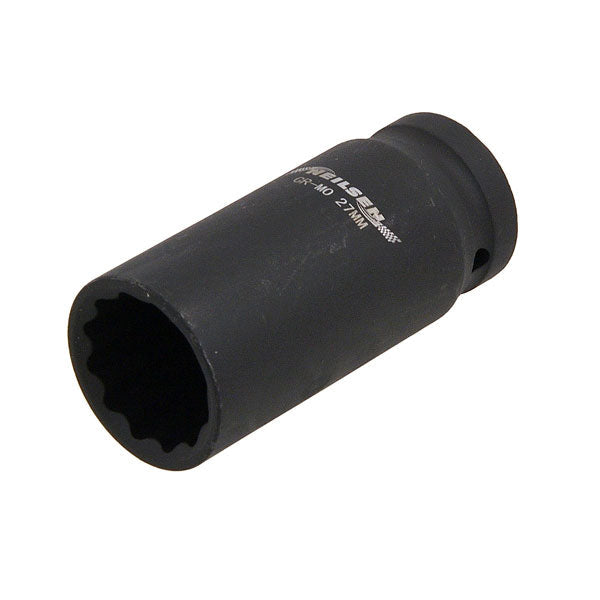 Neilsen 27mm 1/2" Drive 12 Point Deep Impact Socket ( Single ) ( CT4558 )