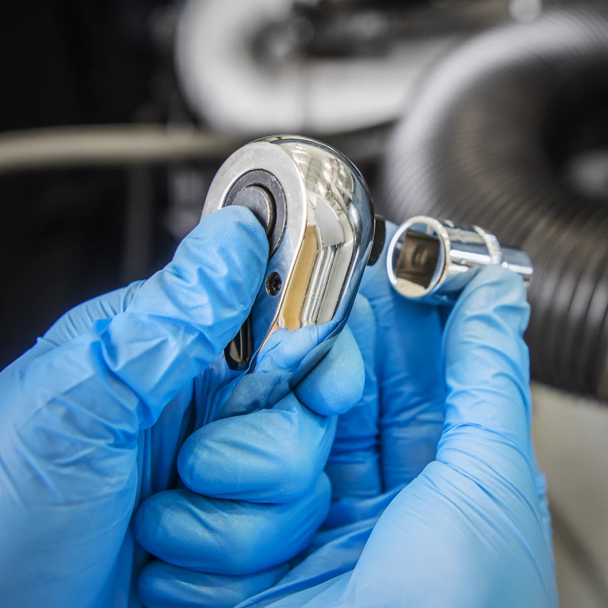 Siegen 4 Piece 1/2" Drive 72 Tooth Mixed Length, Standards & Flexible Head Ratchet Handle Set In EVA Foam Storage Block With A Manufacturers LifeTime Guarantee S01231