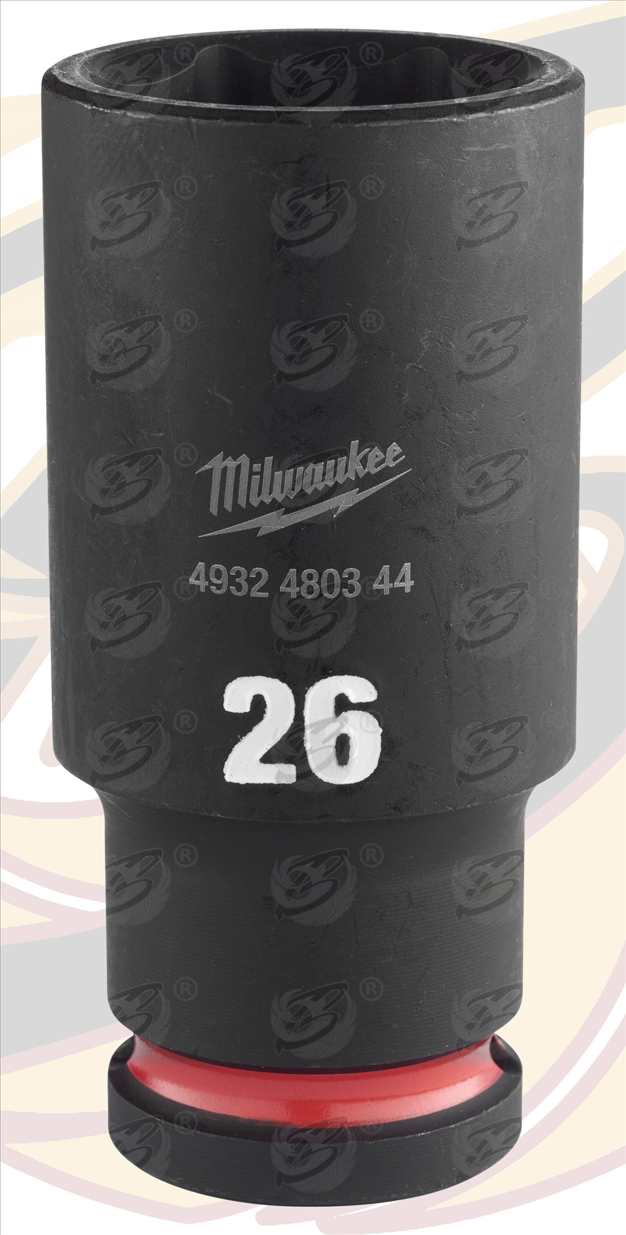 MILWAUKEE 26MM 1/2" DRIVE 6 POINT DEEP IMPACT SOCKET ( SINGLE )