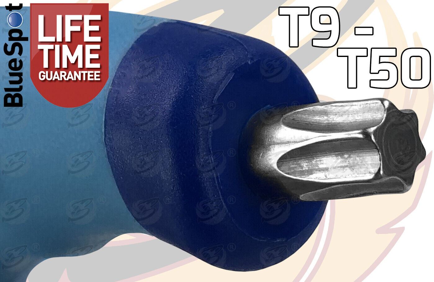 BlueSpot 10 Piece T Handle Torx Key Set T9 - T50 12184 (TORX)