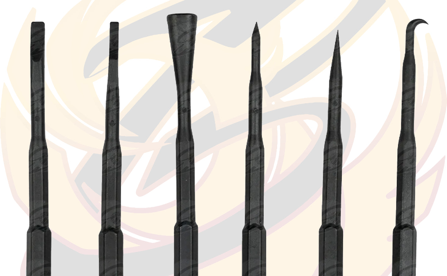 US PRO 6PCS LONG REACH HOOK & PICK & SPOON SET