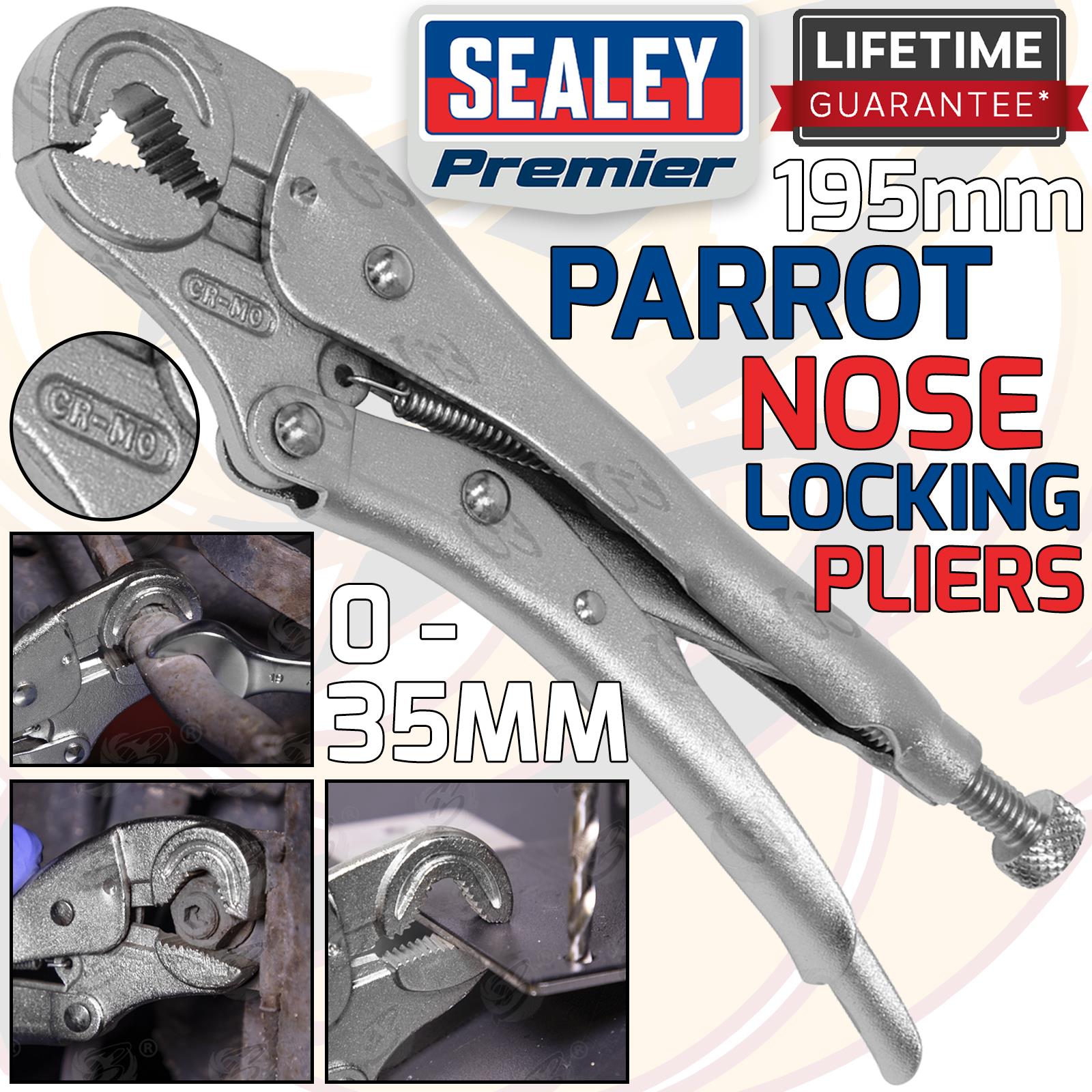SEALEY 195MM PARROT NOSE LOCKING PLIERS