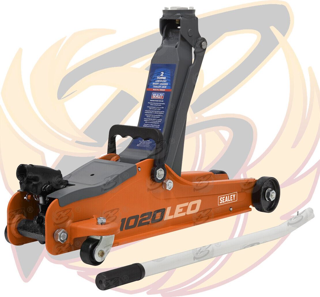 SEALEY 2 TONNE LOW PROFILE TROLLEY JACK ( ORANGE )