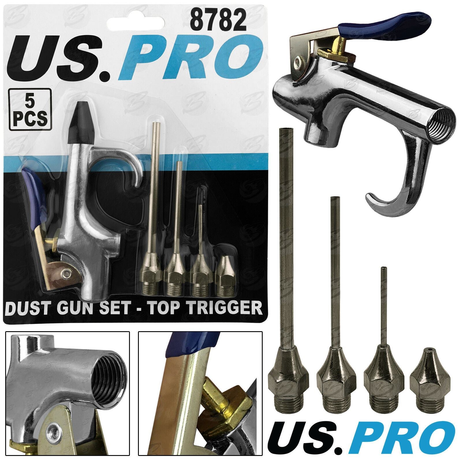 US PRO 5PCS AIR DUST BLOWER SET