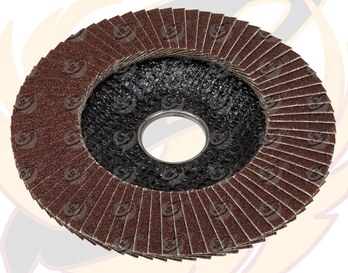 SEALEY 10PCS ASSORTED GRIT / FLAP DISC ( 40/60/80/120 GRIT )