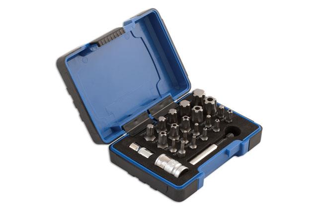 Laser 23 Piece 1/4" & 3/8" Drive Torx Plus Bit Set 5031